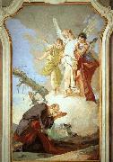 Giovanni Battista Tiepolo The Three Angels Appearing to Abraham oil painting artist